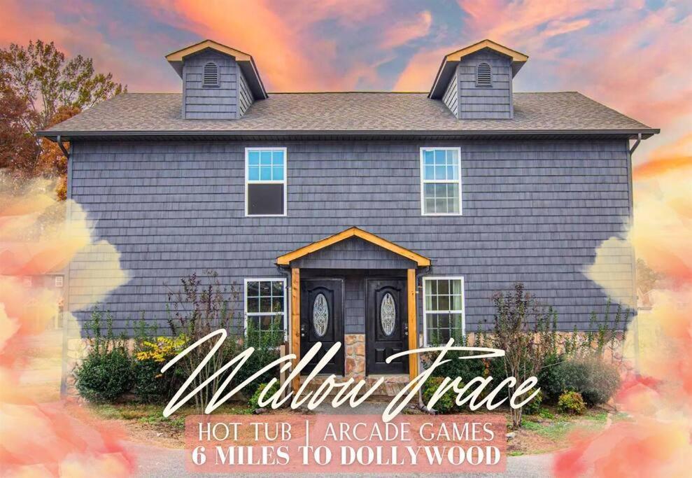 Willow Trace: Family Retreat, Hot Tub, Gaming! Pigeon Forge Exteriör bild
