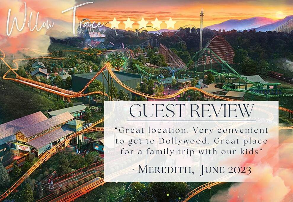 Willow Trace: Family Retreat, Hot Tub, Gaming! Pigeon Forge Exteriör bild